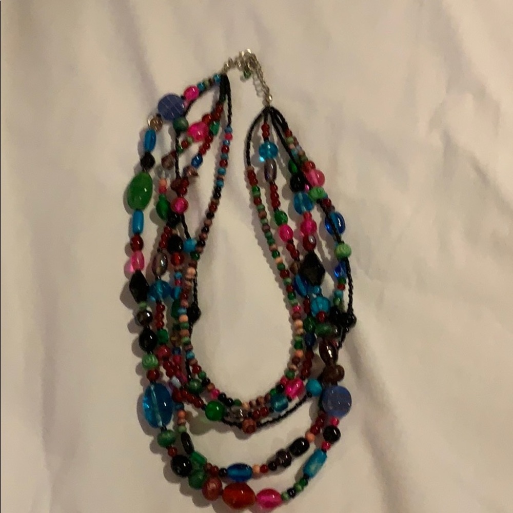 16” Colorful Layered Necklace
